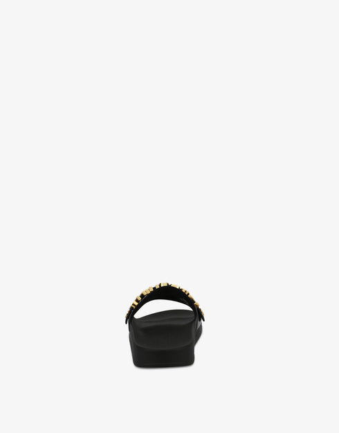 MOSCHINO LETTERING LOGO PVC POOL Unisex Slides